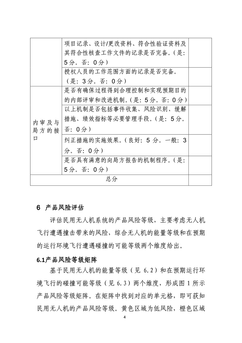 民用無(wú)人機(jī)系統(tǒng)適航審定項(xiàng)目風(fēng)險(xiǎn)評(píng)估指南(試行)(圖6) 民用無(wú)人機(jī)系統(tǒng)適航審定項(xiàng)目風(fēng)險(xiǎn)評(píng)估指南(試行)(圖6)
